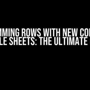 AutoSumming Rows with New Columns in Google Sheets: The Ultimate Guide